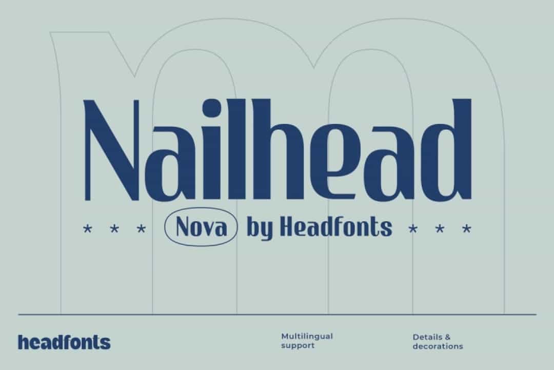 Nailhead Font Image 46