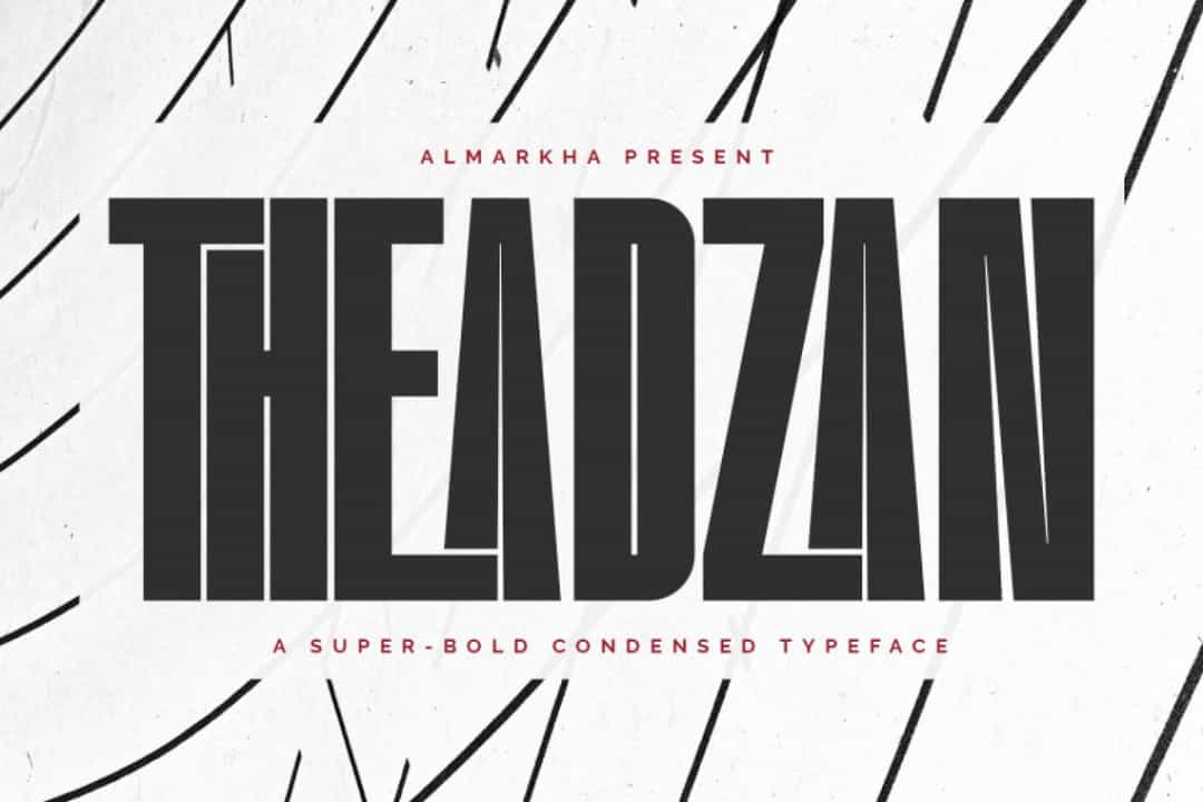 Theadzan Font Image 1