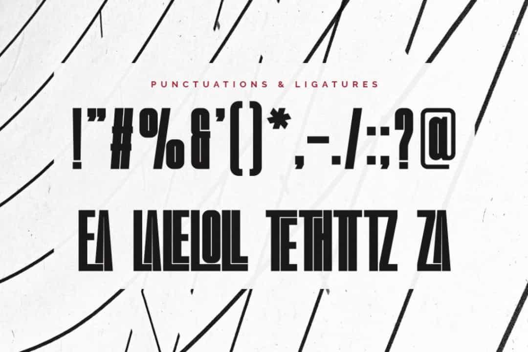 Theadzan Font Image 3