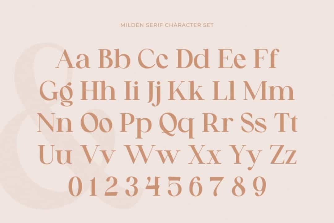Milden Font Image 3