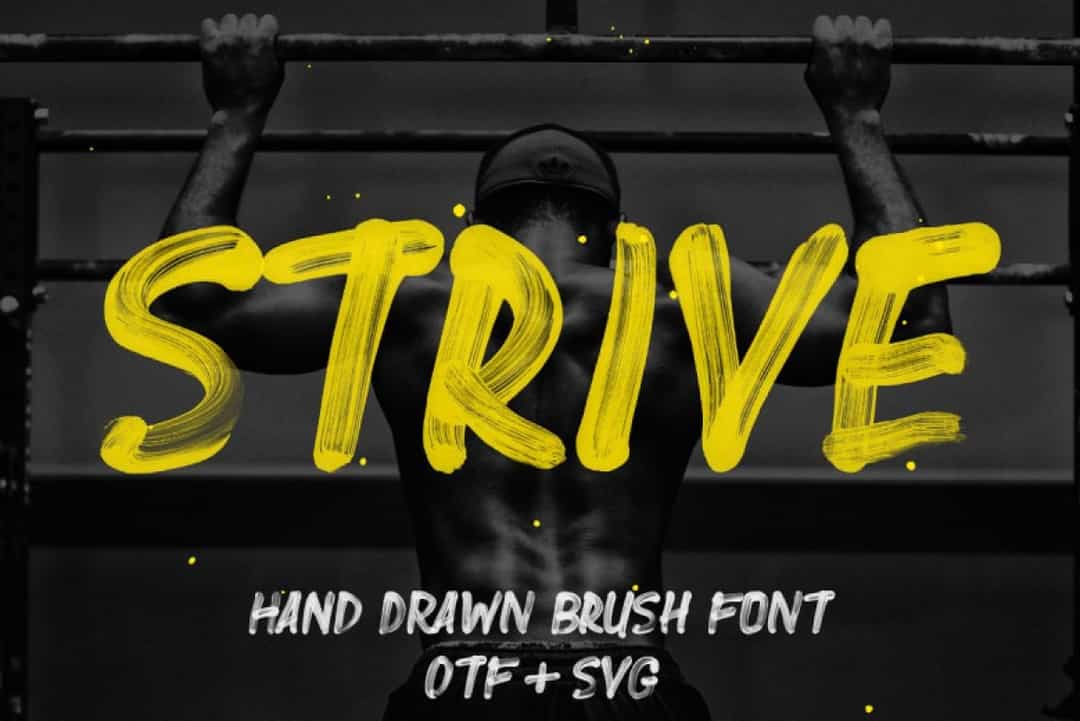 Strive Font Image 1