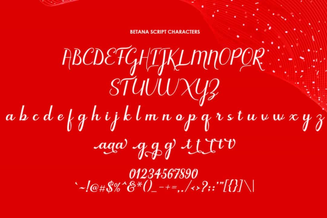 Betana Font Image 3