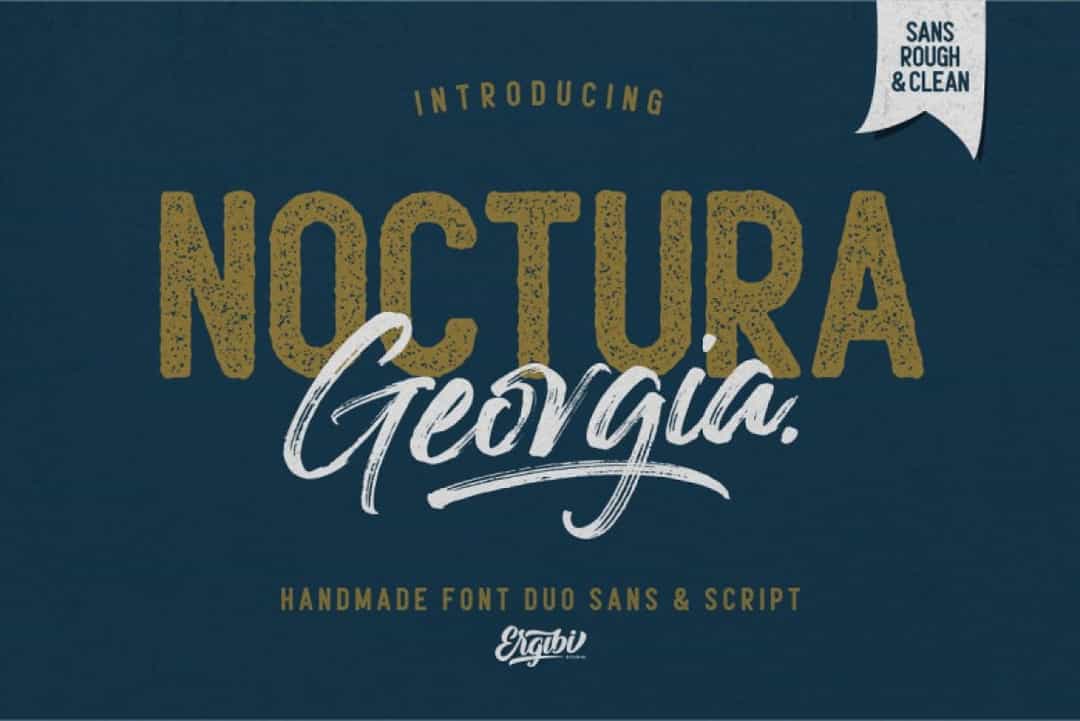 Noctura Georgia Font Image 1