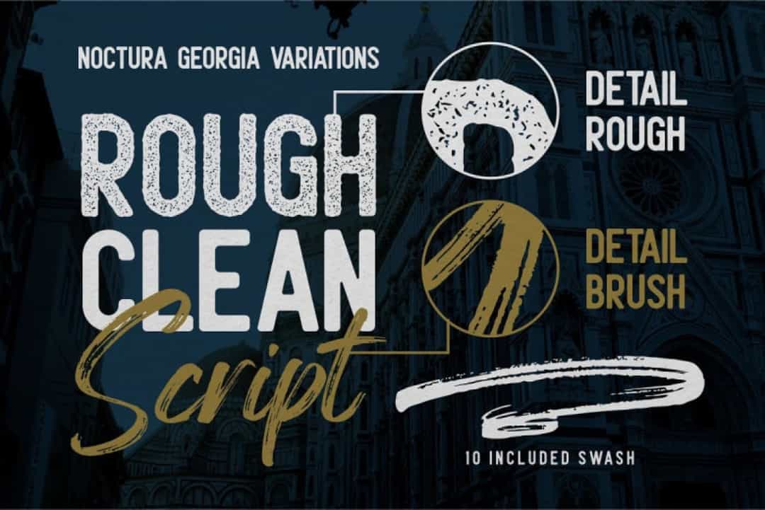 Noctura Georgia Font Image 2