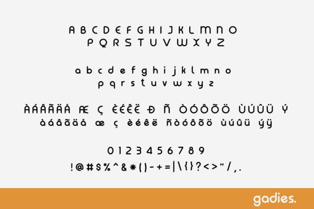 Gadies Font Image 3