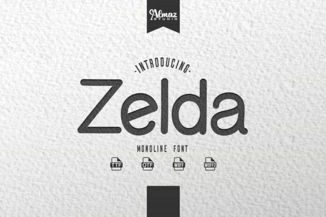 Zelda Font Image 1