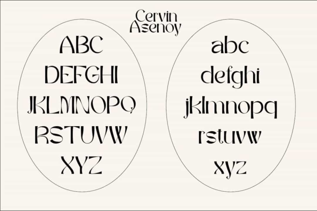 Cervi Asenoy Font Image 3