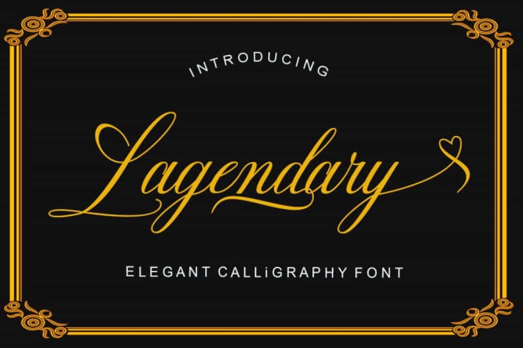 Lagendary Font Image 1