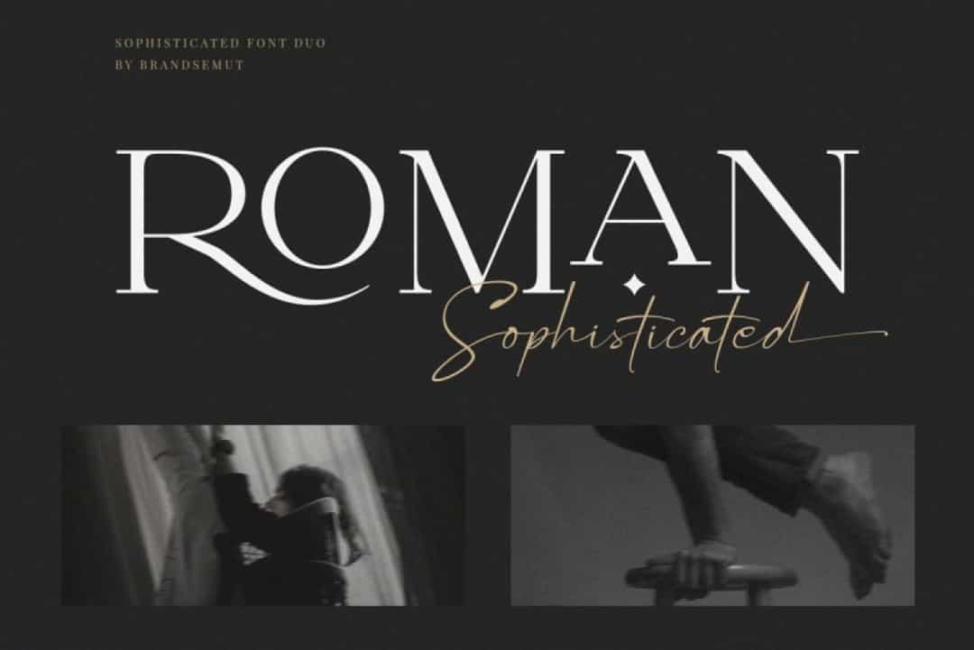 Roman Sophisticated Font Image 1