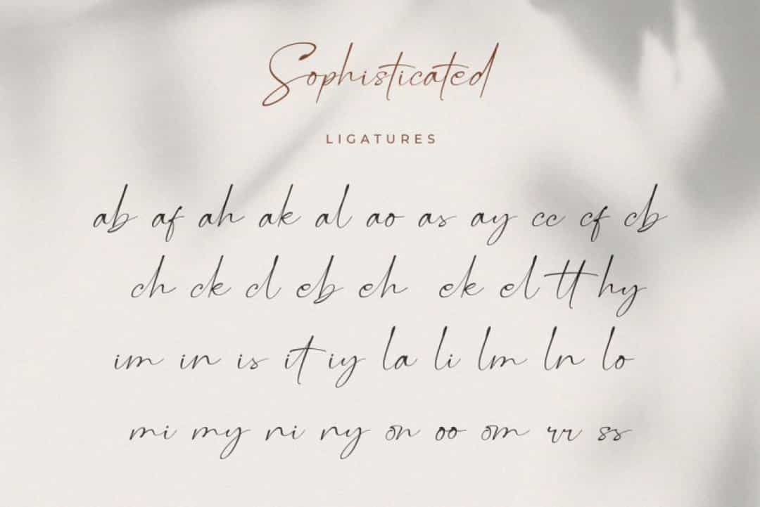 Roman Sophisticated Font Image 3