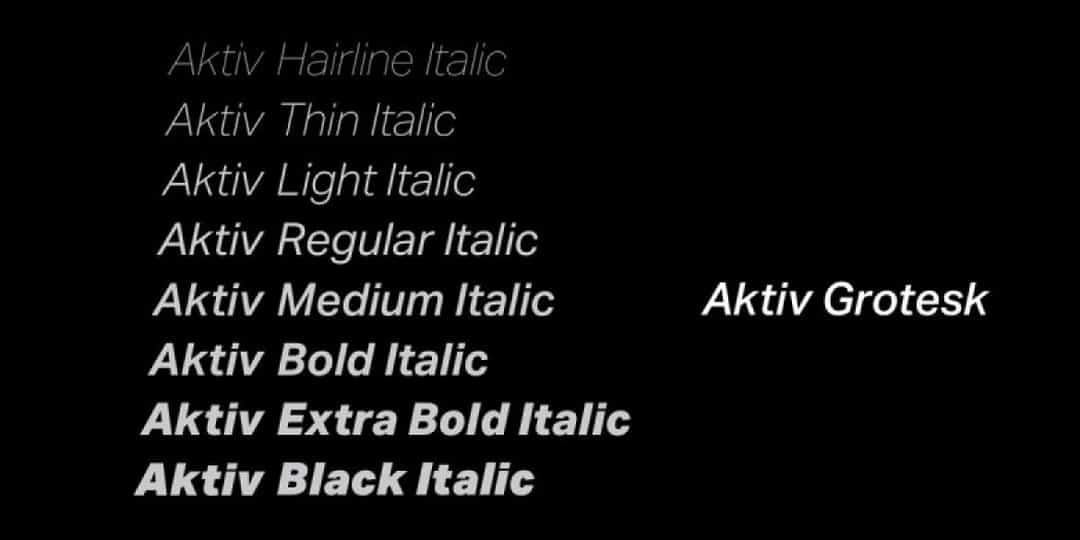 Aktiv Grotesk Font Image 2