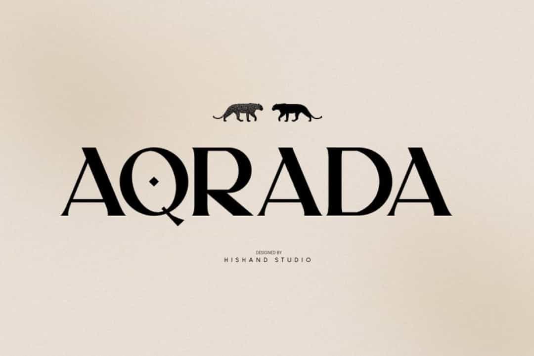 Aqrada Font Image 1
