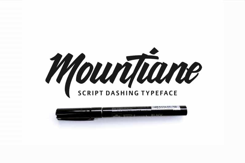 Mountiane Font Image 1