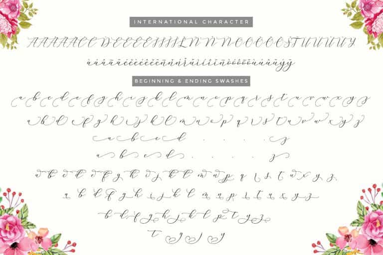 Melinda Script Font Image 3