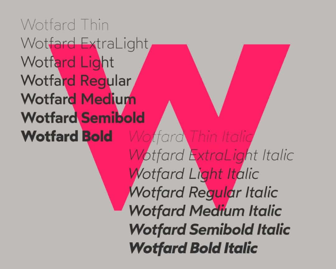 Wotfard Font Image 2