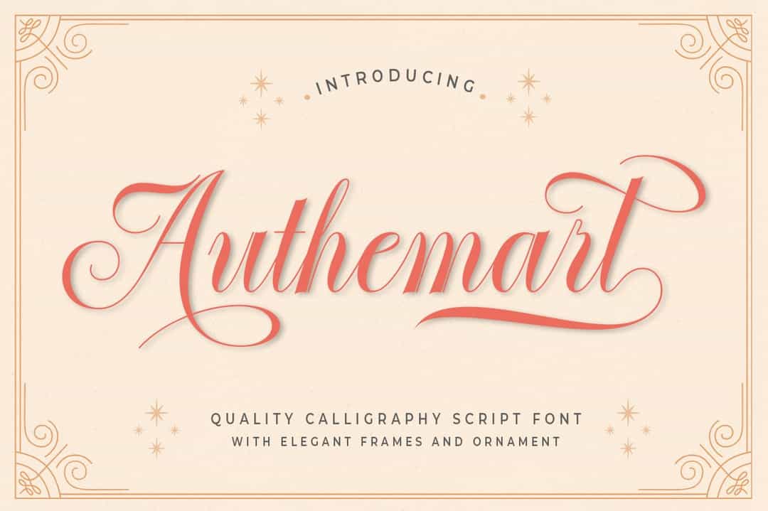 Authemart Font Image 1