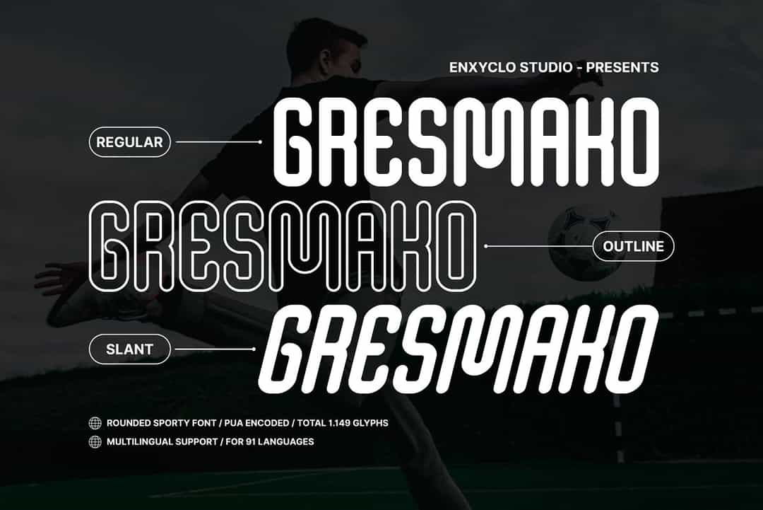Gresmako Font Image 1