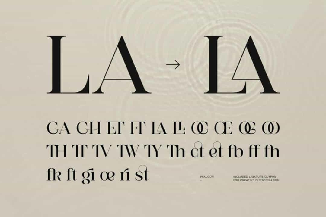 Mialgor Font Image 2