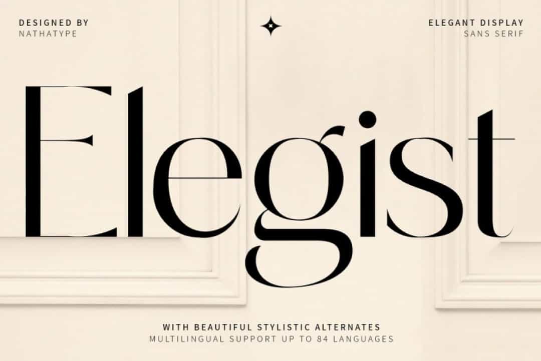 Elegist Font Image 1