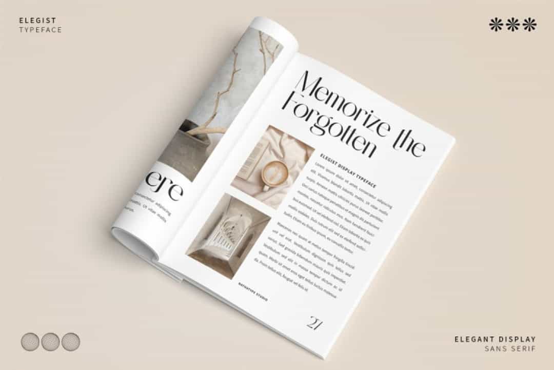 Elegist Font Image 2