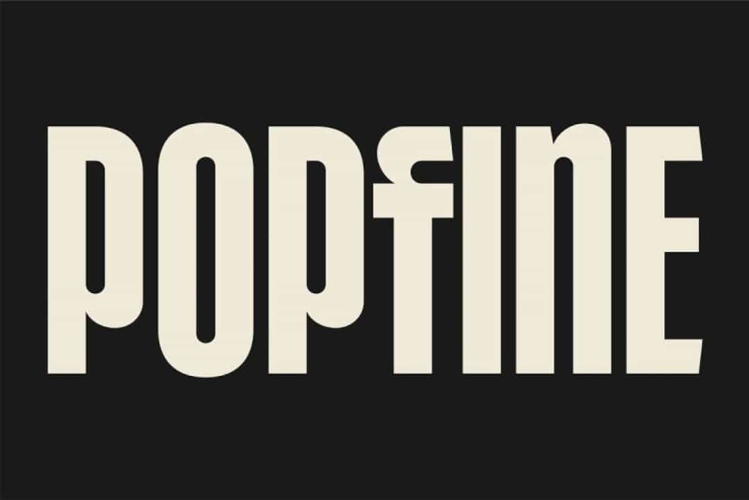 Popfine Font Image 1
