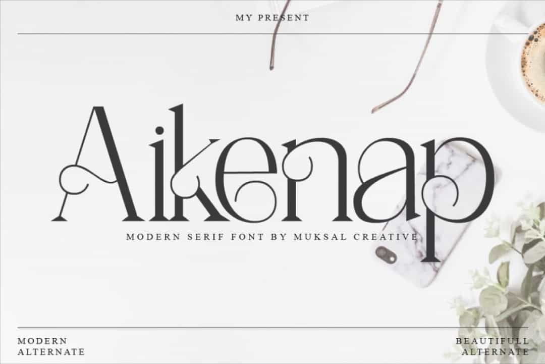 Aikenap Font Image 1