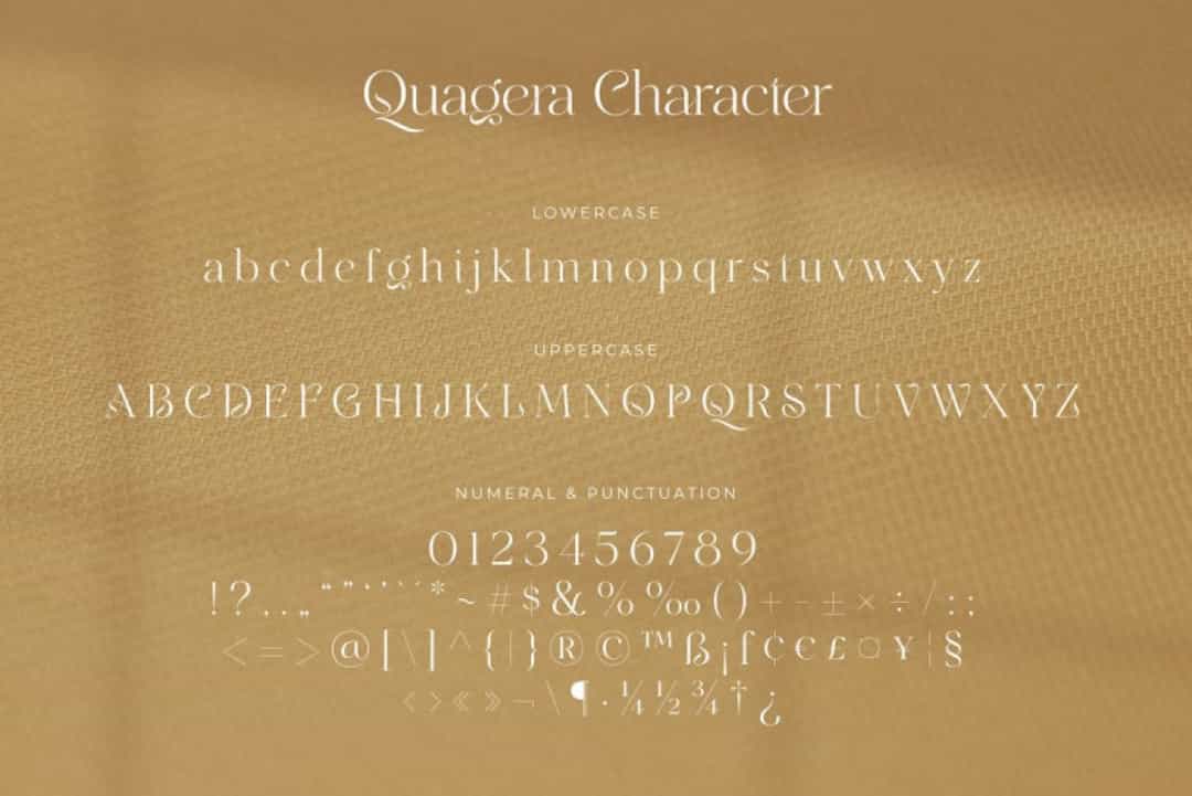 Quagera Font Image 3