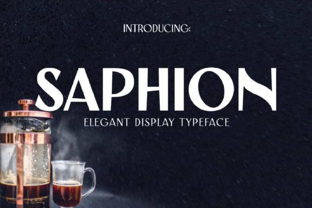 Saphion Font Image 1