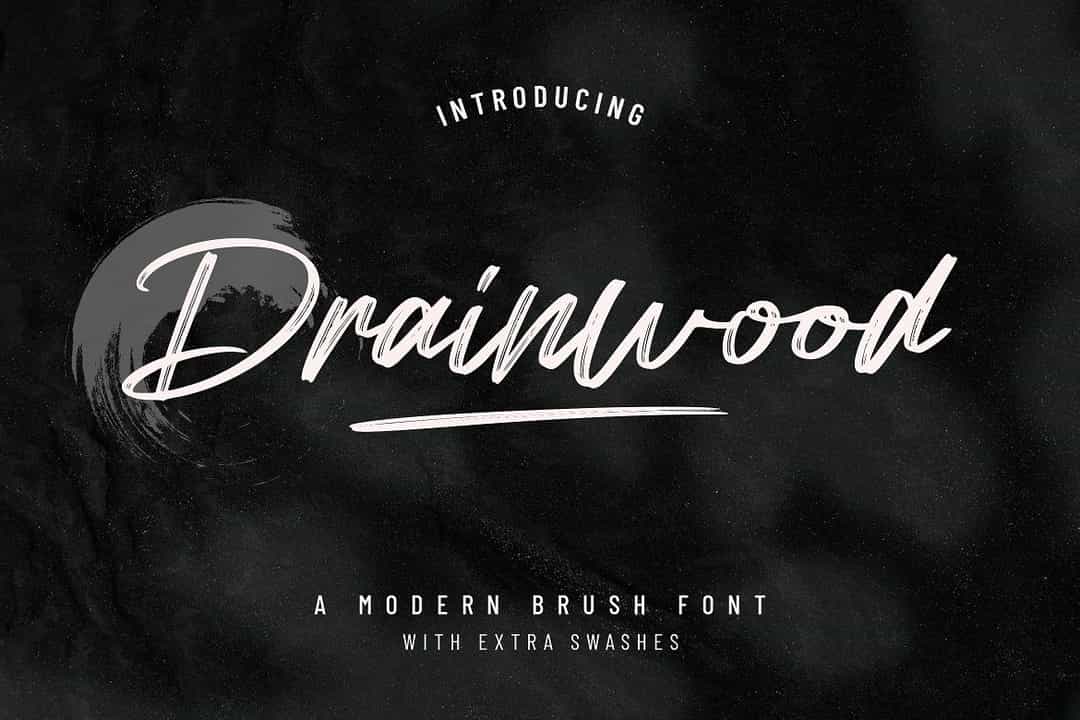 Drainwood Font Image 1