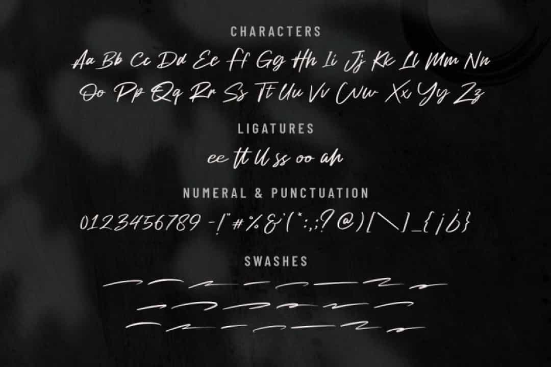 Drainwood Font Image 3