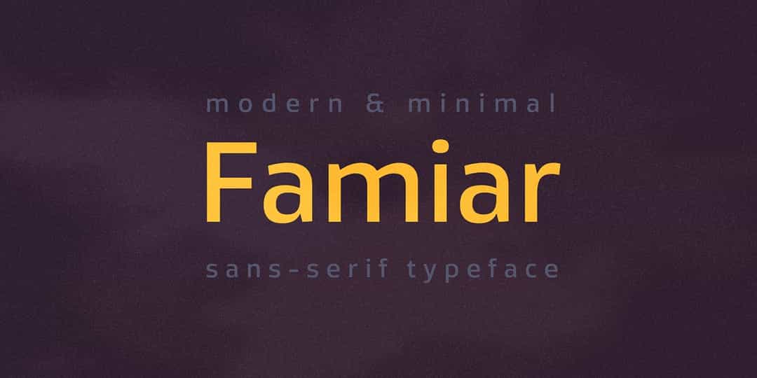 Famiar Font Image 1