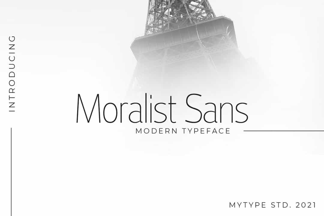 Moralist Sans Font Image 1