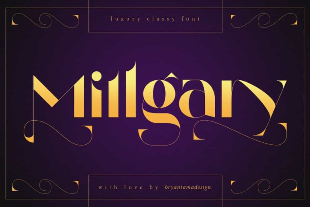 Millgary Font Image 1
