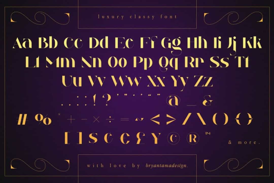 Millgary Font Image 2