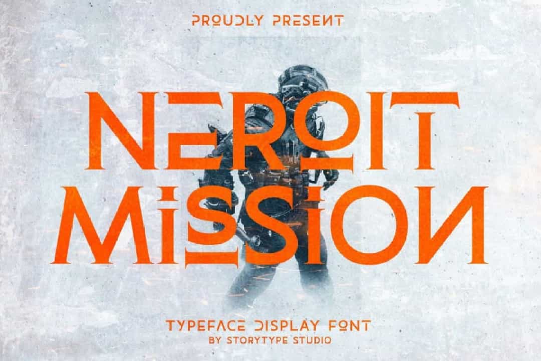 Neroit Mission Font Image 1