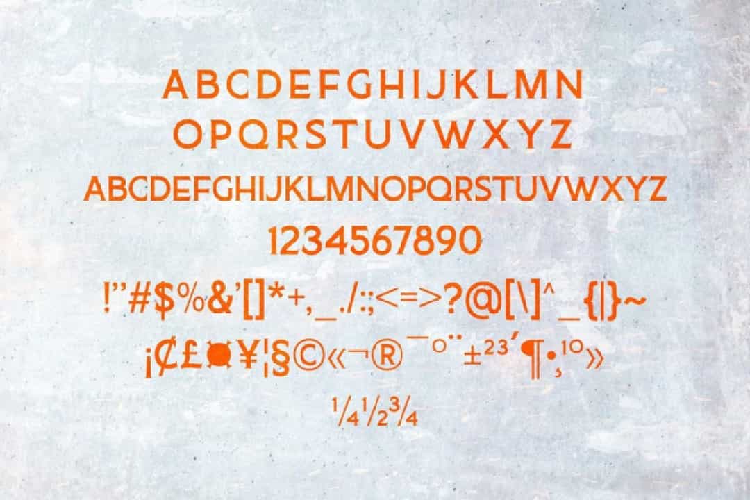 Neroit Mission Font Image 2