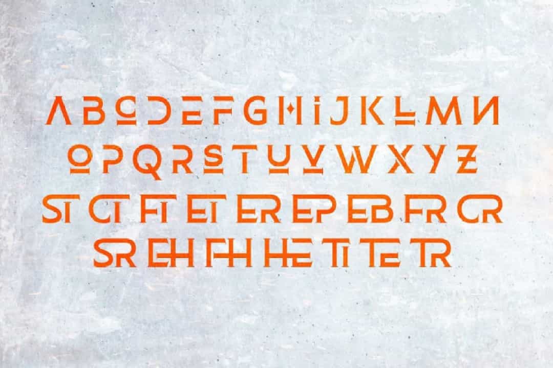 Neroit Mission Font Image 3