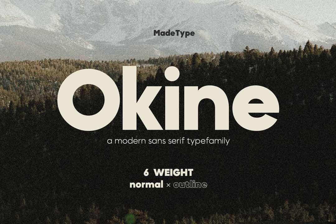 Okine Font Image 1