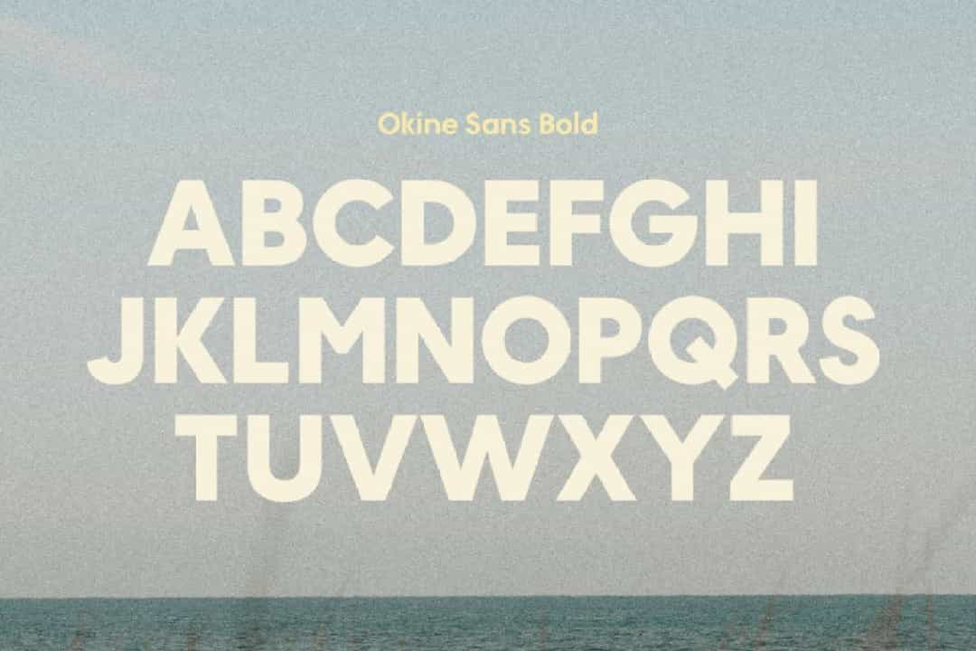 Okine Font Image 2