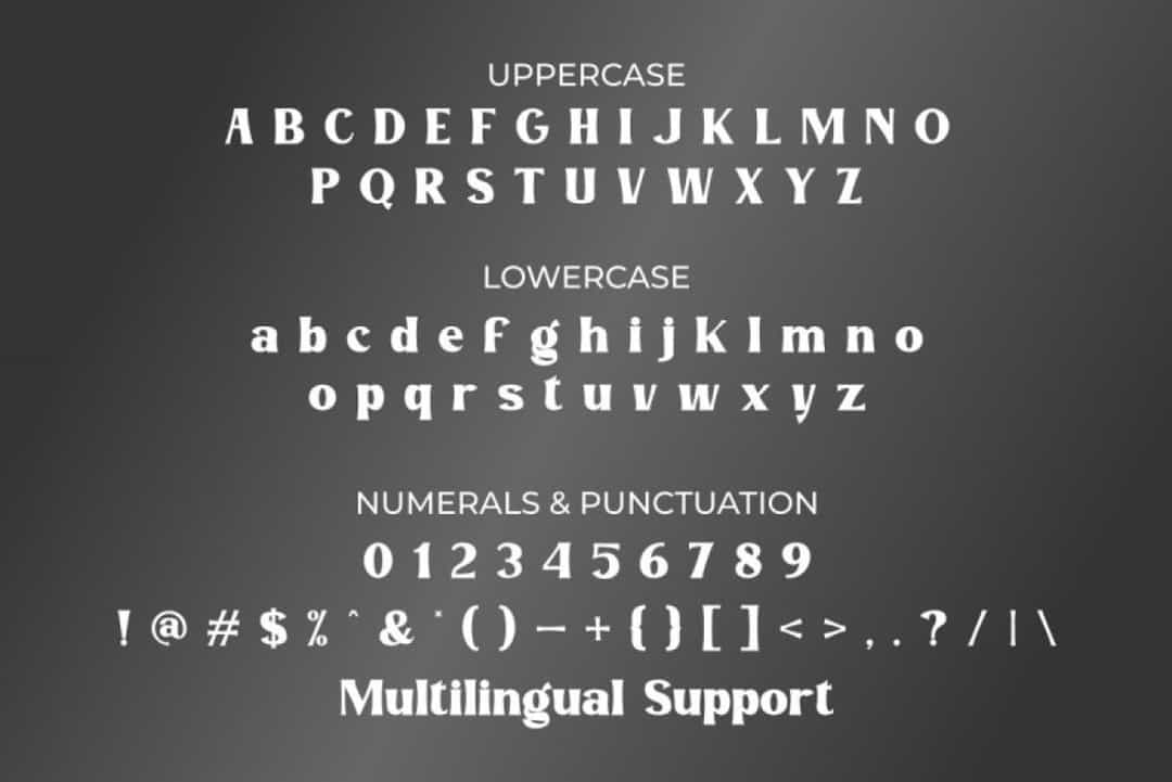Avecrig Font Image 3