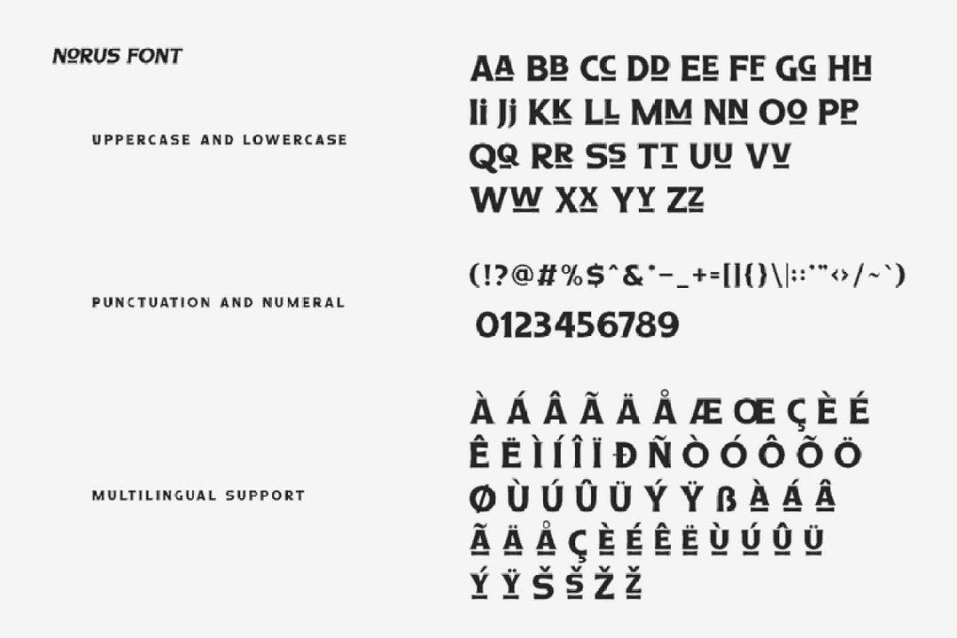 Norus Font Image 3