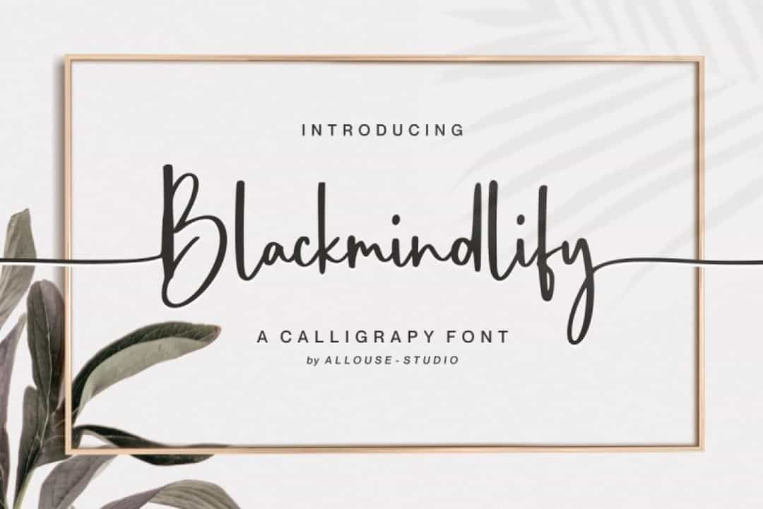 Blackmindlify Font Image 1