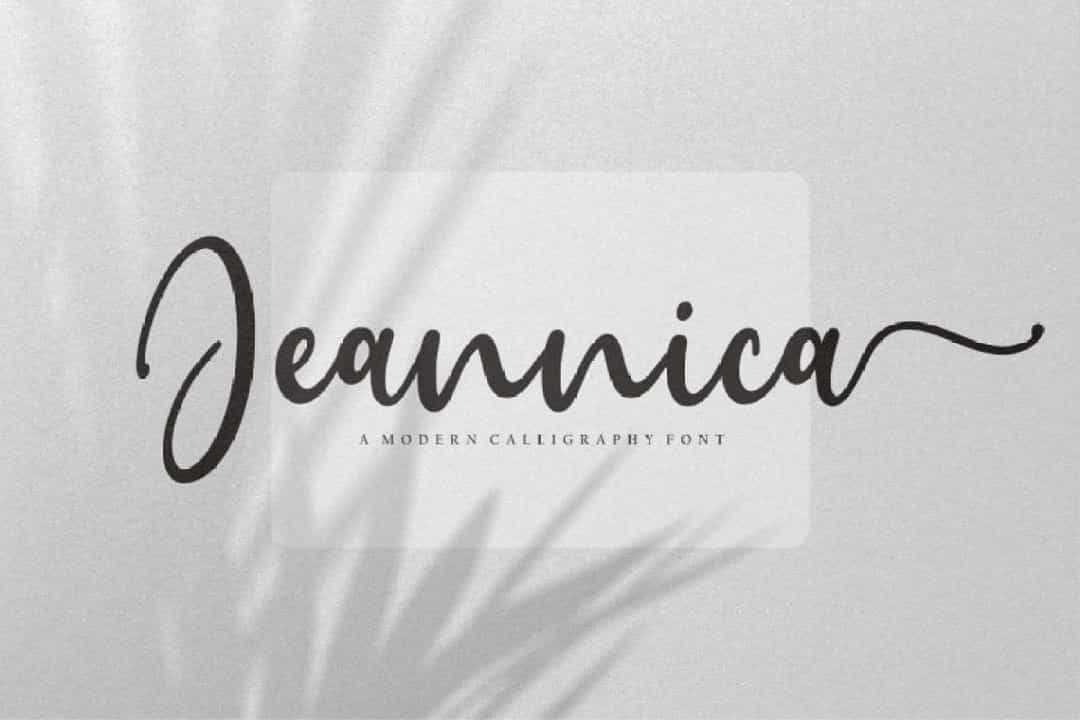 Jeannica Font Image 1