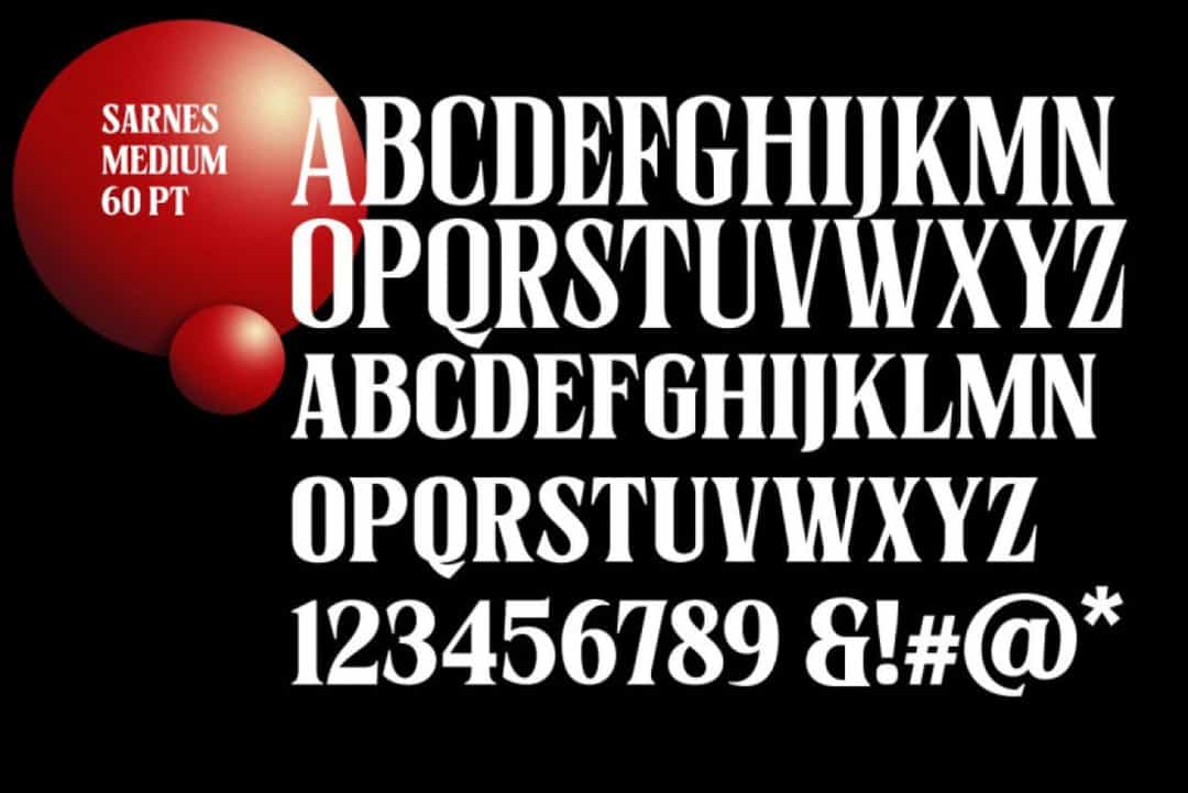 Sernes Font Image 3