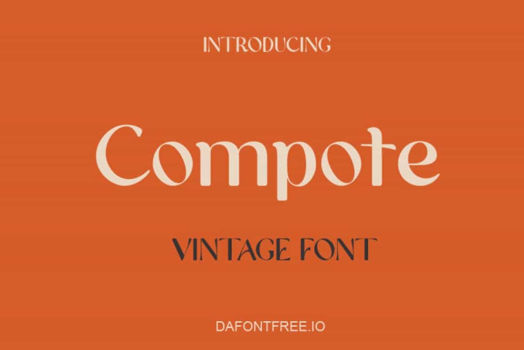 Compote Font Image 1