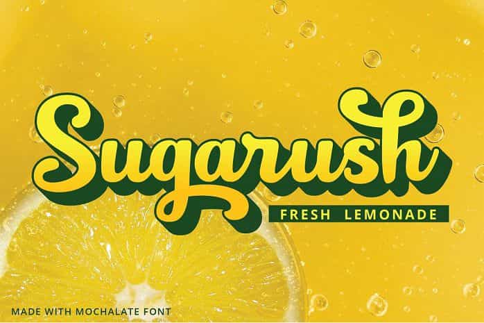 Mochalate Script Font Image 3