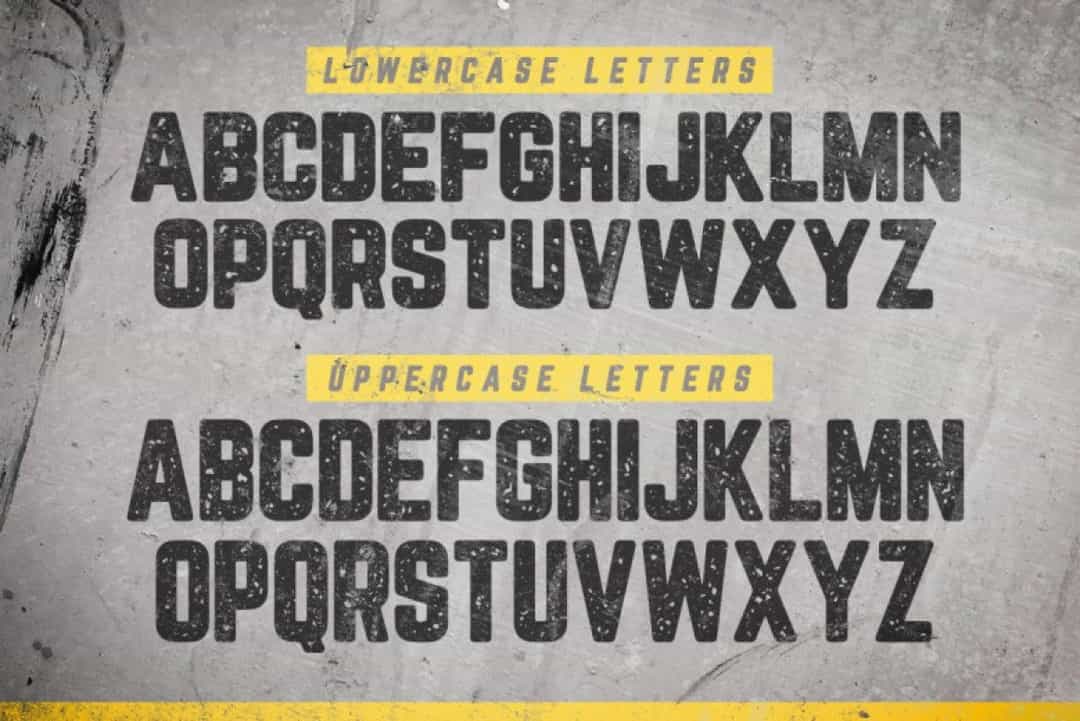 Blocklyn Font Image 2