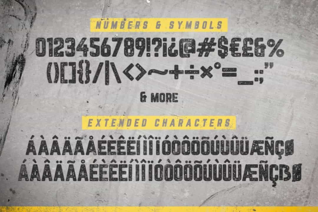Blocklyn Font Image 3