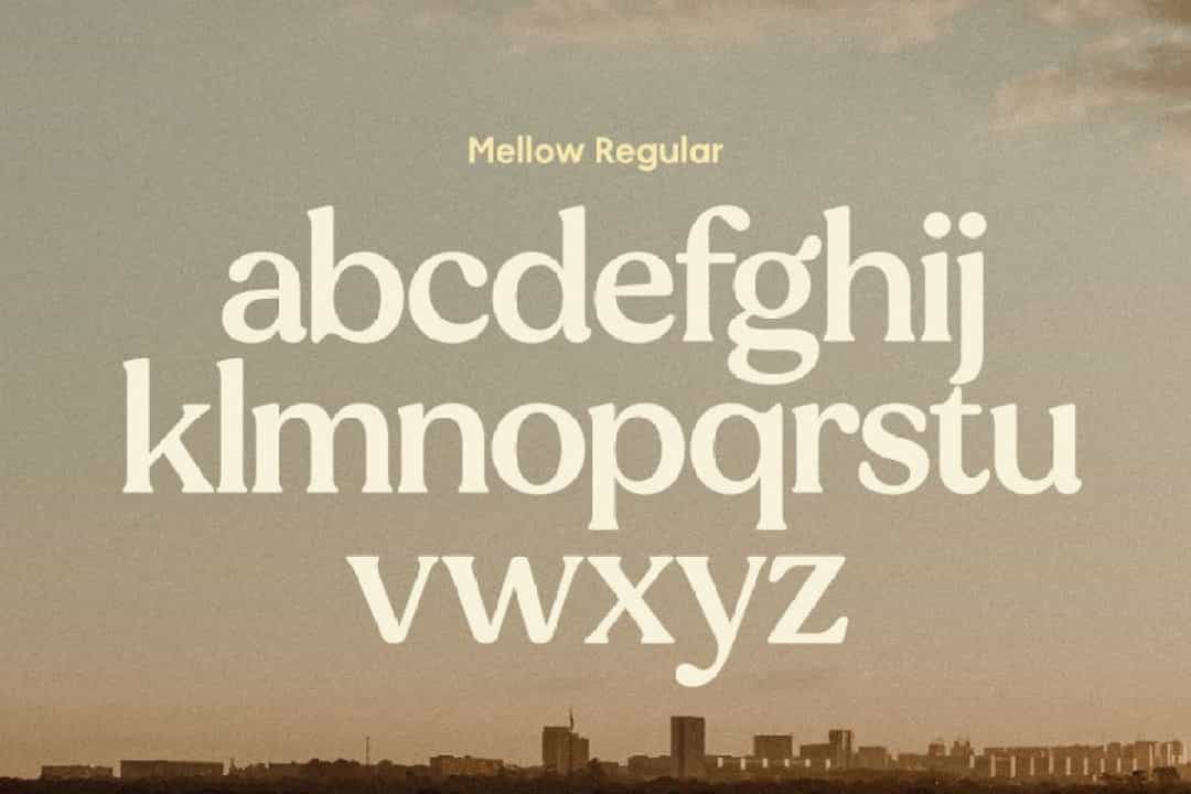 Mellow Serif Font Image 2