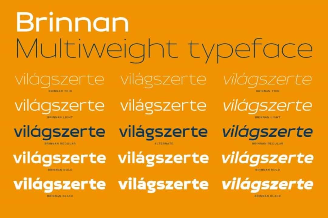 Brinnan Font Image 2